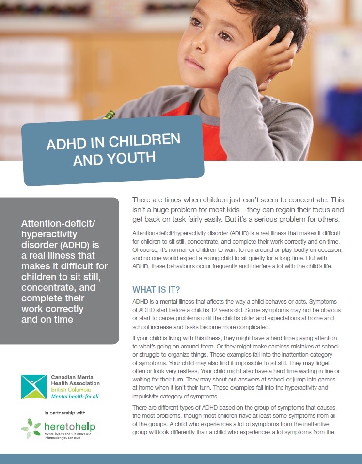 ADHD in Children and Youth