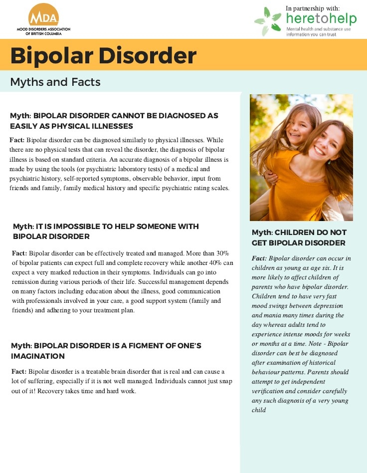 Bipolar Disorder: Myths and Facts