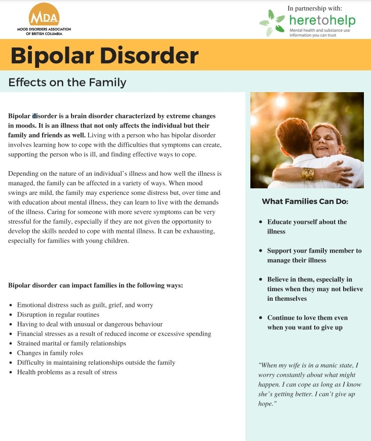 Bipolar Disorder: Effects on Family