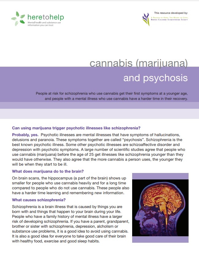 Cannabis and Psychosis