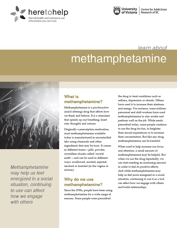 Learn about methamphetamine