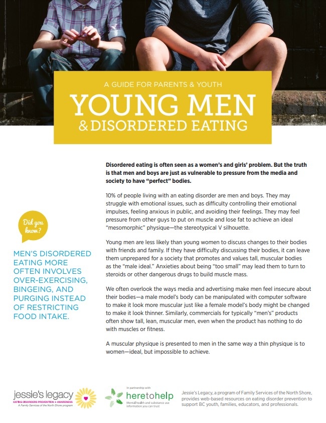 Young Men & Disordered Eating
